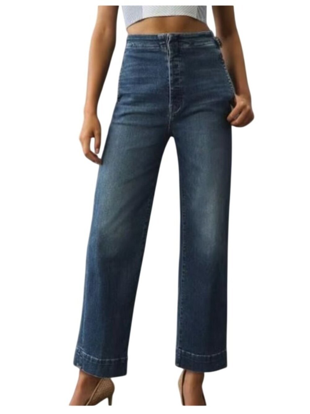 MOTHER The Cinch Greaser Ankle Jeans Dark Wash Size 27
